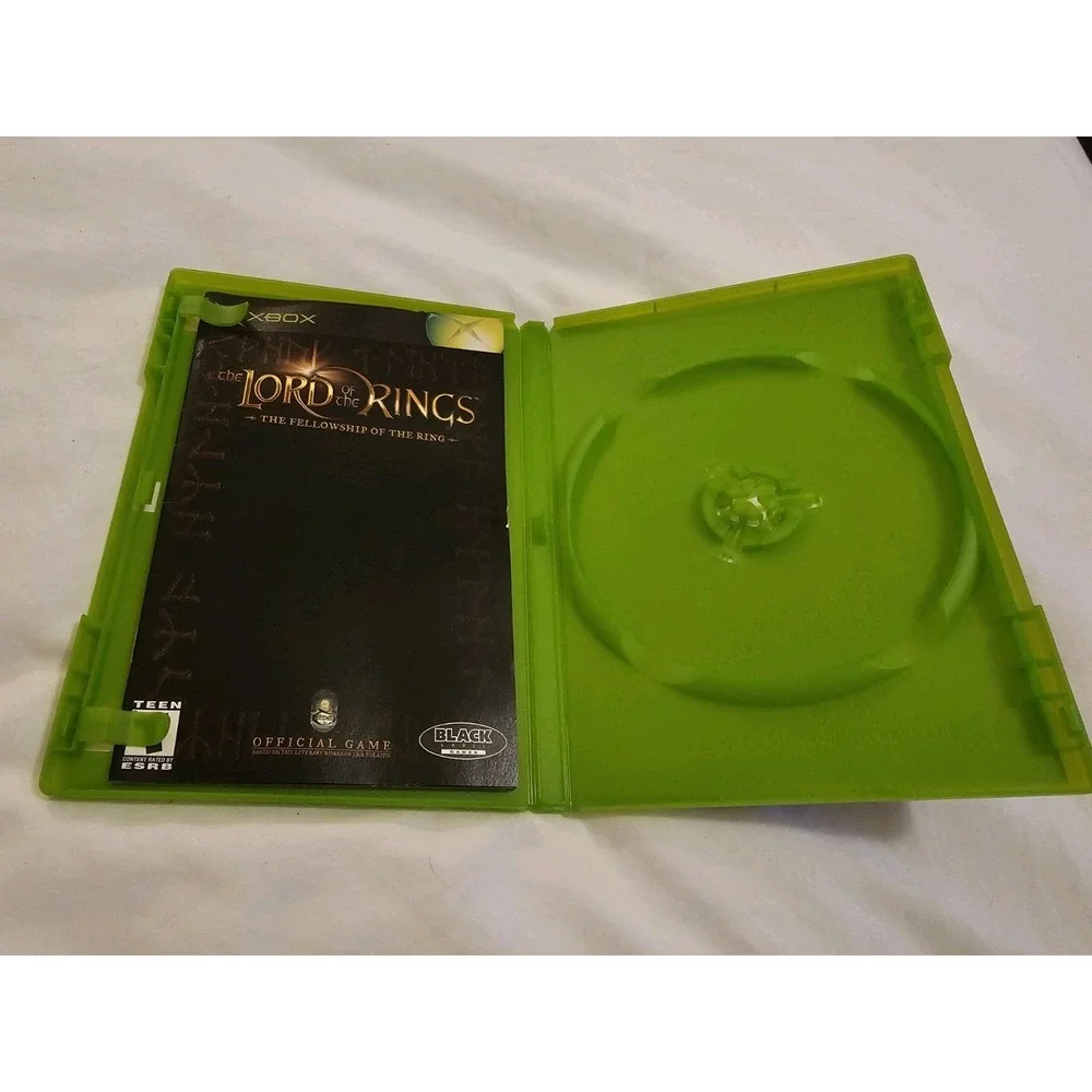 The‎ Lord of the Rings: The Fellowship of the Ring (Xbox) – Case & Manual ONLY